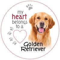 Golden Retriever Piece of My Heart Magnet