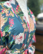 Fleur Kimono Robe - Blue