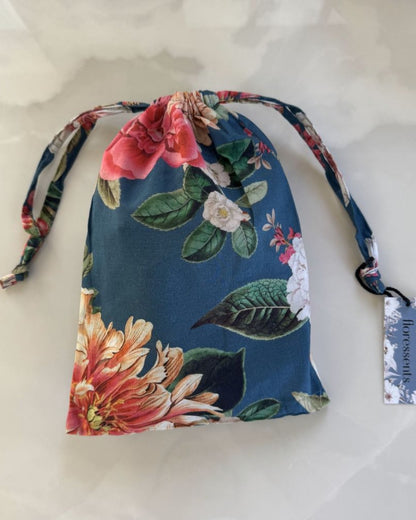 Fleur Kimono Robe - Blue