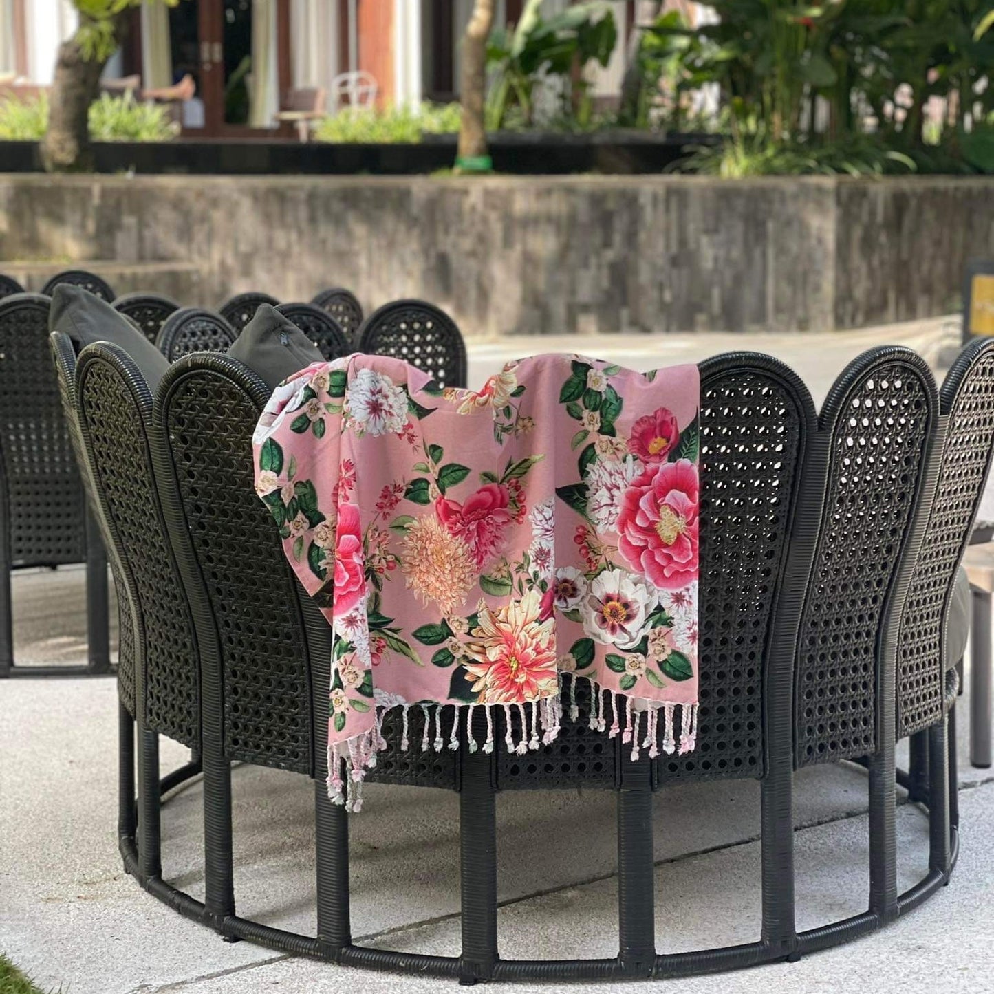 Fleur Turkish Towel Pink