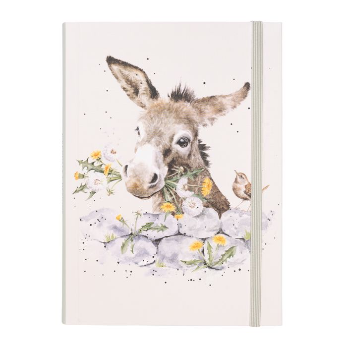 'Fine and Dandy' Donkey Flexi Notebook