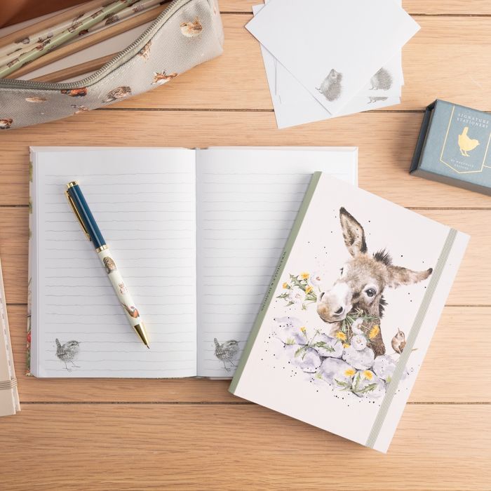 'Fine and Dandy' Donkey Flexi Notebook