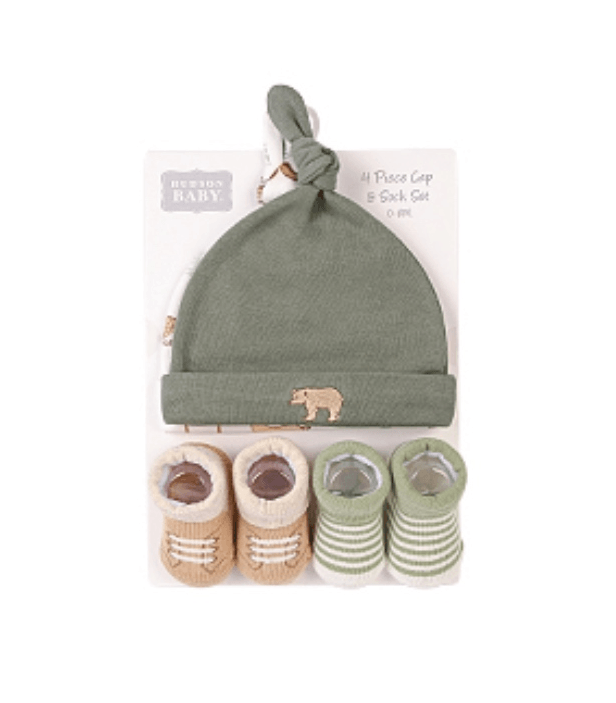 Beanie and Sock 4 Piece Set