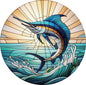 Marlin Stained Glass Hanger