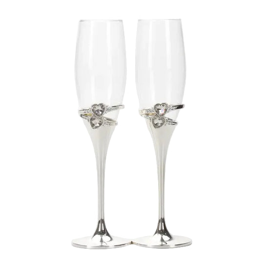 Rings Champagne Flutes