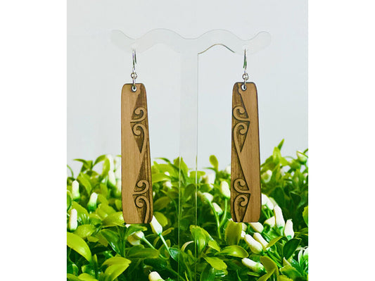 Kōwhaiwhai earrings