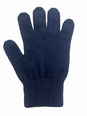 Possum Merino Full Finger Gloves Navy