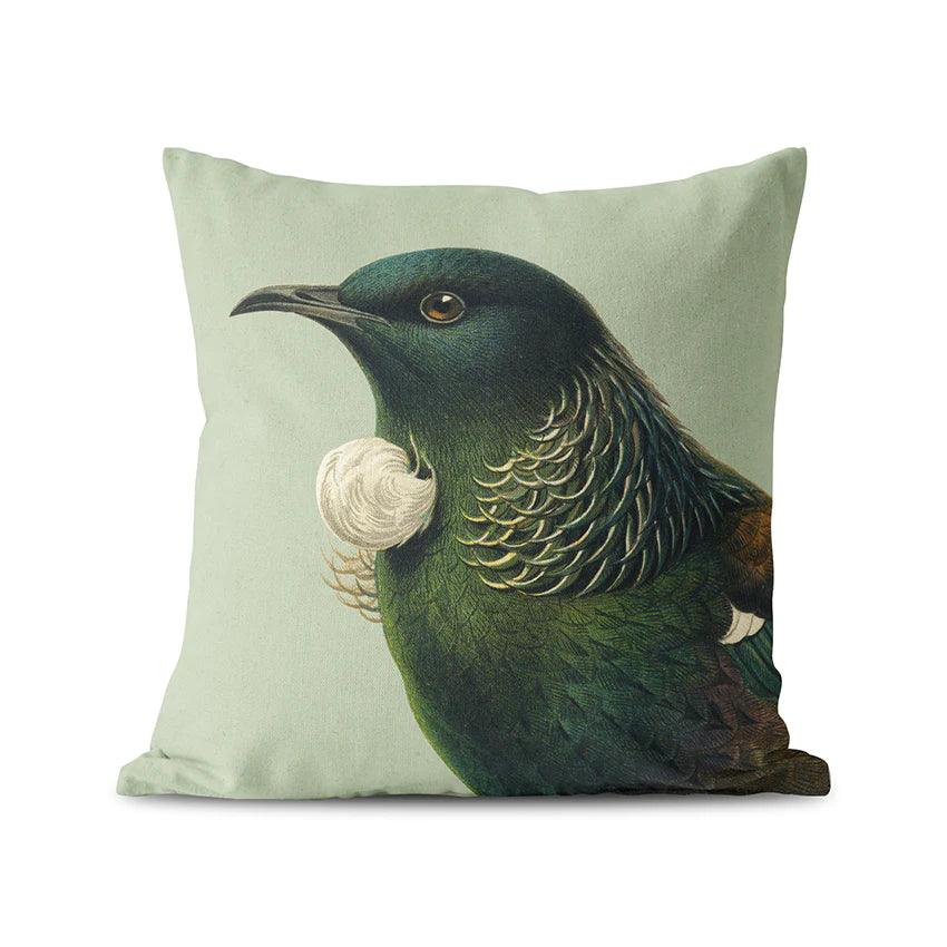 Hushed Green Tui Cushion Cover