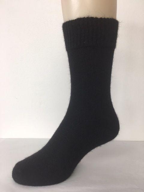 Possum Merino Dress Socks Black