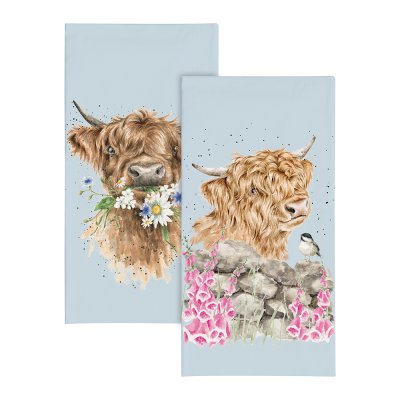 'Daisy Coo' Highland Cow Pocket Tissues