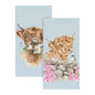 'Daisy Coo' Highland Cow Pocket Tissues