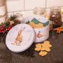 'Winter Woodland' Woodland Animal Christmas Round Tin