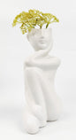 Emerson Thinking Lady Vase White