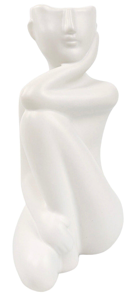 Emerson Thinking Lady Vase White