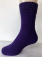 Violet Possum Merino Dress Socks