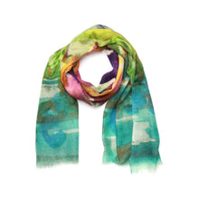 Load image into Gallery viewer, Abstract Modal Silk Scarf
