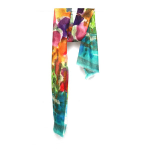 Abstract Modal Silk Scarf