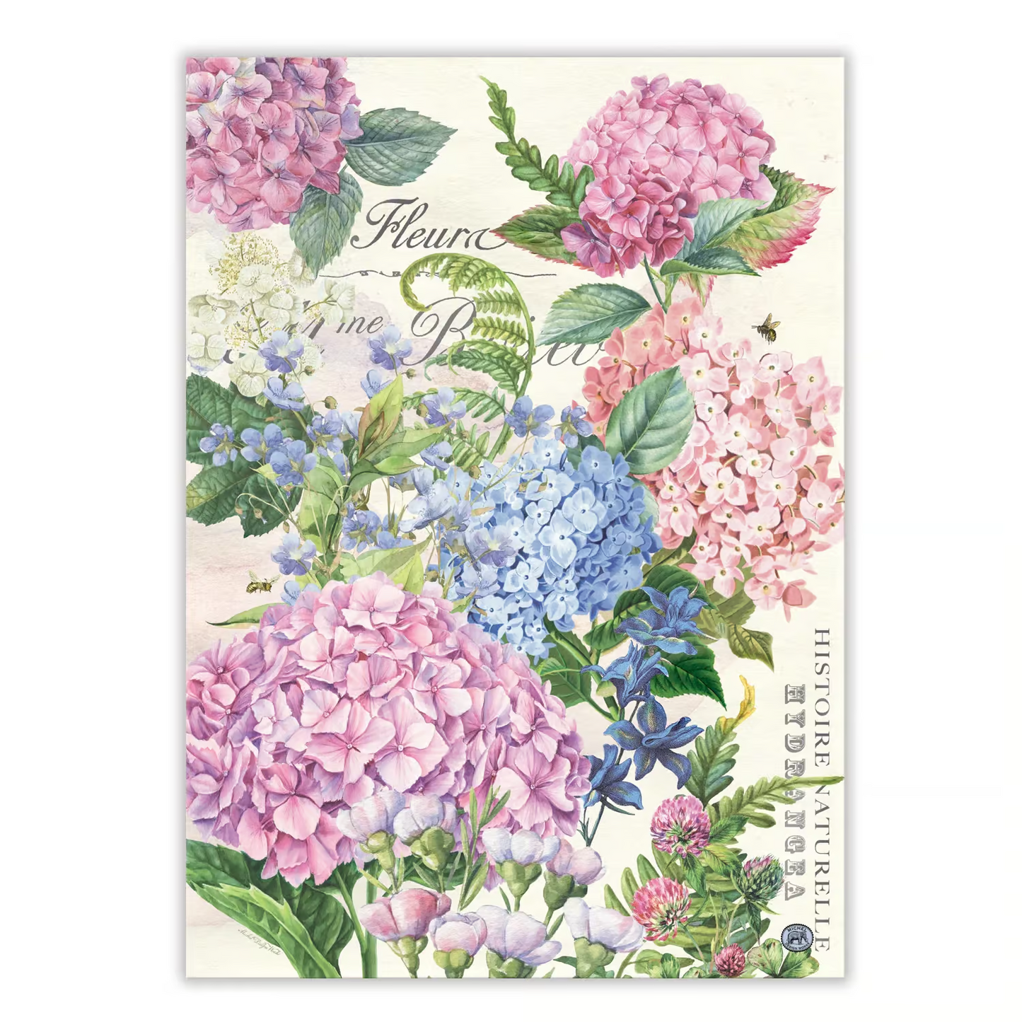 Wild Hydrangea Tea Towel