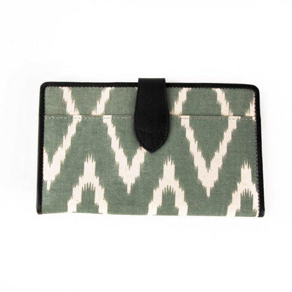 Green Ikat Wallet