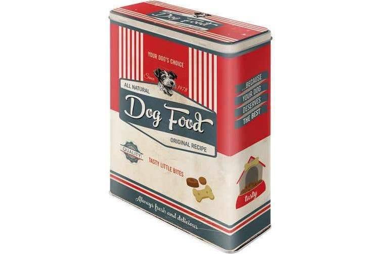 Dog Biscuits XL Embossed Storage Tin 4ltr - Tigerlily Gift Store