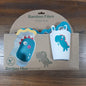 Bamboo Kids Plate Set Green Dinosaur - Tigerlily Gift Store