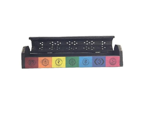 Chakra 12 inch Colour Box Incense Holder