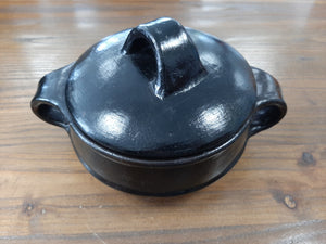 Lombok Black Terractter Oval Casserole Dish -21cm