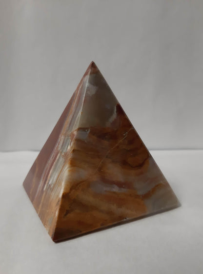 Small Banded Calcite Pyramid