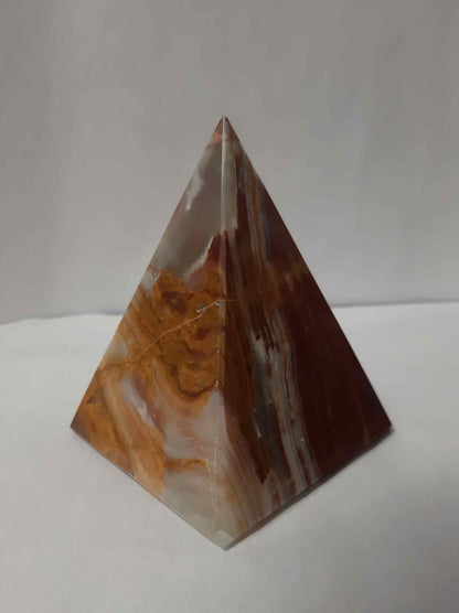 Small Banded Calcite Pyramid