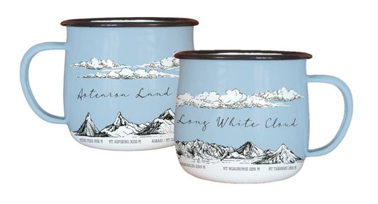 NZ Mountains - Enamel Mug