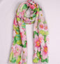 Alice & Lily printed scarf floral pink