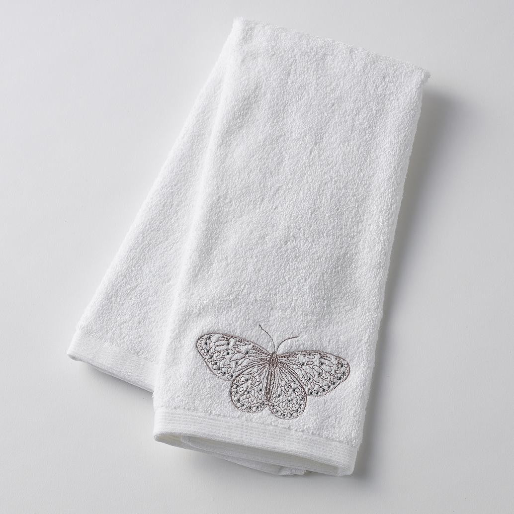 Diamante Butterfly Hand Towel