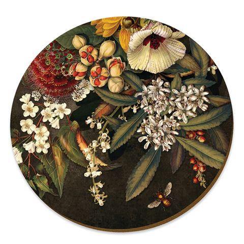 Kohekohe Pods & Flowers - Placemat - Tigerlily Gift Store