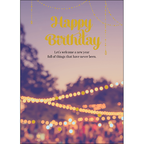 Happy Birthday Card