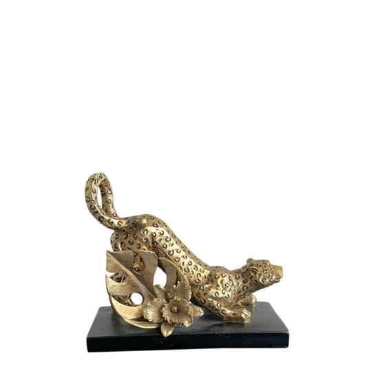 Luxe Cheeta with Decorative Leaves