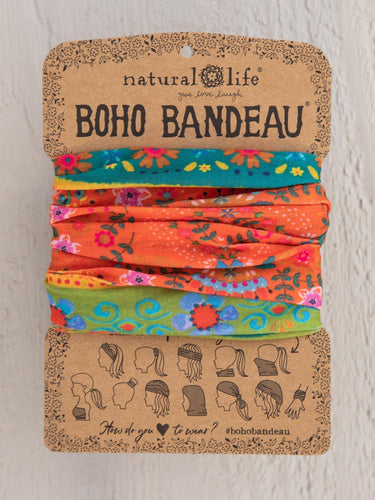 Boho Bandeau Orange/Green Borders - Tigerlily Gift Store
