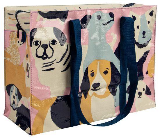 Shoulder Tote Bag - Happy Dogs - Tigerlily Gift Store