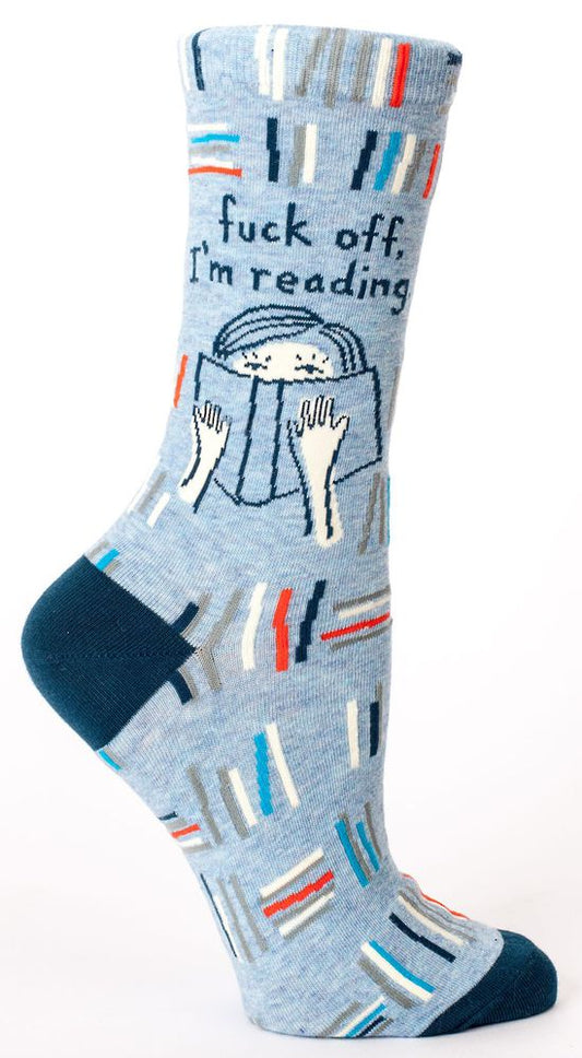Women's Socks - F**k Off, I'm Reading
