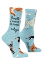 Women's Socks -People to Meet: Dogs