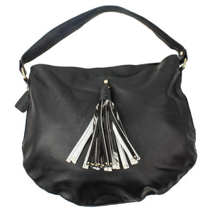 Black Leather Ladies Bag - Tigerlily Gift Store
