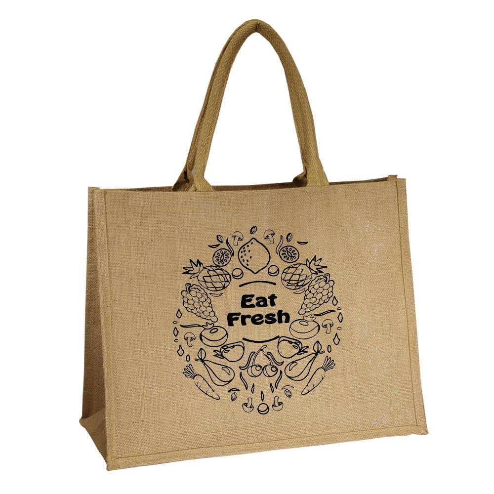 Jute Bag - Eat Fresh - Tigerlily Gift Store