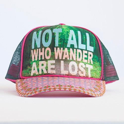 Trucker Hat Not All Who Wander