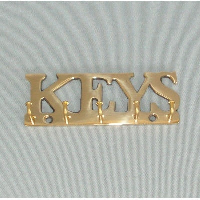 Brass Key Rack