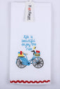 Tea towel 'Enjoy the ride"