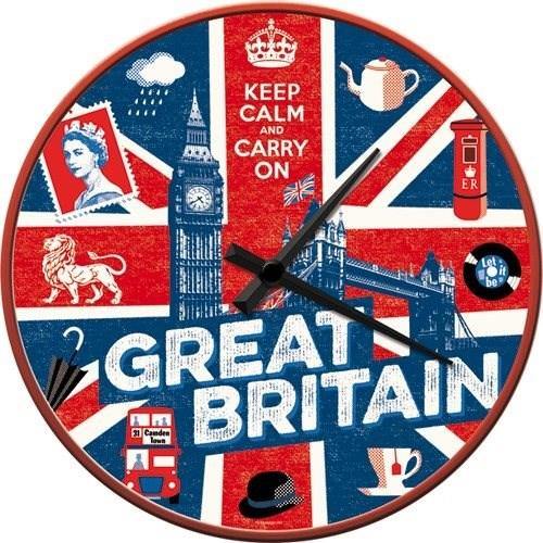 Great Britain Clock - Tigerlily Gift Store