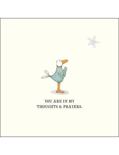 Sending Thoughts & Prayers Card