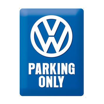 VW Parking Only Metal Sign