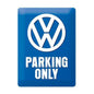 VW Parking Only Metal Sign