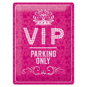 Metal Sign Pink VIP Only