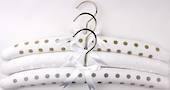 Embroidered coat hangers-set: Spots - Tigerlily Gift Store